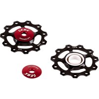 Rotite schimbator spate 9/10/11V Pulley wheels Full Ceramic - black