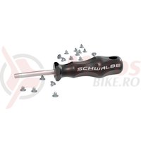 Scula de introdus pini si 50 pini pentru anvelope Schwalbe