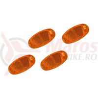 Set 4 reflectorizanti RFR Spoke Reflector Set CMPT orange