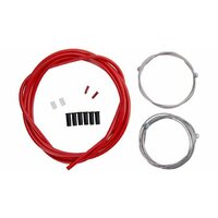 Set cablu + camasa frana CONTEC Neostop fata/spate - Red