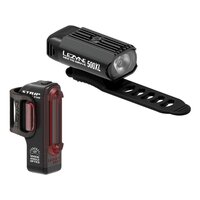 Set lumini Hecto Drive 500XL / STRIP pereche, include 1 far Hecto si 1 stop L, negru/negru