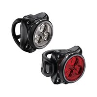 Set lumini Zecto Drive pereche, include 1 far si un stop Zecto D negru lucios