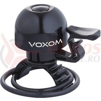 Sonerie bicicleta Voxom KL15 22,2-31,8mm, O-Ring, black