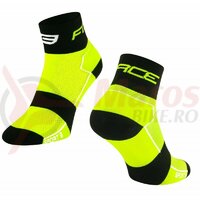 Sosete Force Sport 3, fluo/negru