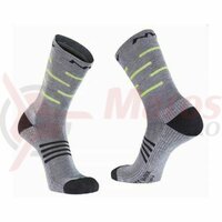 Sosete Northwave winter Extreme Pro High, Gray/Yellow Fluo