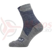 Sosete SealSkinz All Weather ankle navy/grey