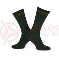 Sosete XLC Gravel CS-L05 green, love cycling gr.