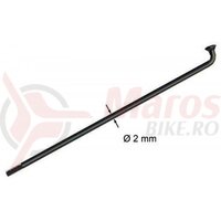 Spite 290 mm - Sapim Leader, inox, negru, 2 mm