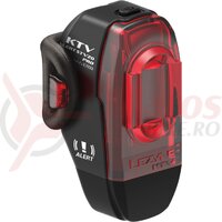 Stop Lezyne KTV PRO Alert StVZO red LED, negru
