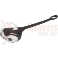 Stop spate Infini I-201R de silicon 2LED 2F rosii