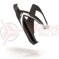 Suport bidon Elite Custom Race negru/alb mat