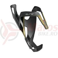 Suport bidon Elite Vico carbon negru mat/auriu