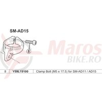 Suruburi de colier Shimano FD-MC12 M5x17.5