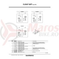 Suruburi de fixare pentru placute pedale Shimano PD-M737