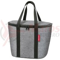 Geanta termica KLICKfix f. handlebar basket twist silver, 34 x 26 x 25cm