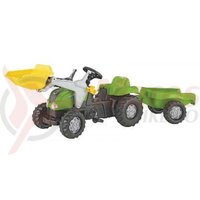 Tractor cu pedale Rolly Kid copii 2-5 ani verde
