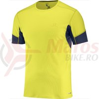 Tricou alergare Salomon Agile SS sulphur sp barbati