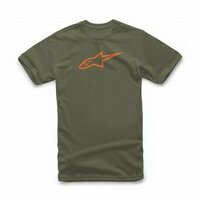 Tricou Alpinestars Ageless Classic Tee Verde/Portocaliu