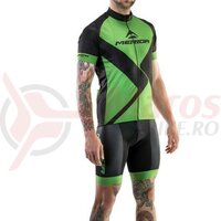 Tricou ciclism Merida Kid Rombus Design scurt verde/negru 140 cm