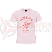 Tricou Cube Junior Organic T-Shirt Wings Rose
