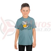 Tricou Cube Junior T-Shirt Dino dark mint
