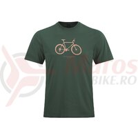 Tricou CUBE Organic T-Shirt 90s Bike dark green
