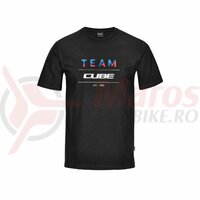 Tricou Cube Organic T-Shirt Team Black