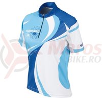 Tricou maneca scurta Shimano femei MTB olympian blue/bonnie blue/white M