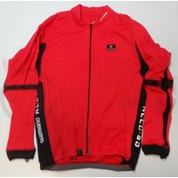 Tricou Shimano Accu-3D maneca lunga pentru iarna rosu/negru