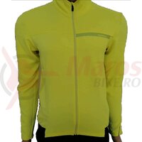 Tricou Shimano thermal winter neon yellow men
