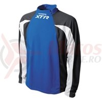 Tricou Shimano XTR MTB maneca lunga albastru/negru
