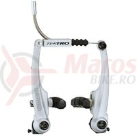 Frana pe janta V-Brake Tektro 857AL FW RW, silver anodised