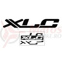 XLC 3D logo sticker, black, 45 x 7 x 1cm