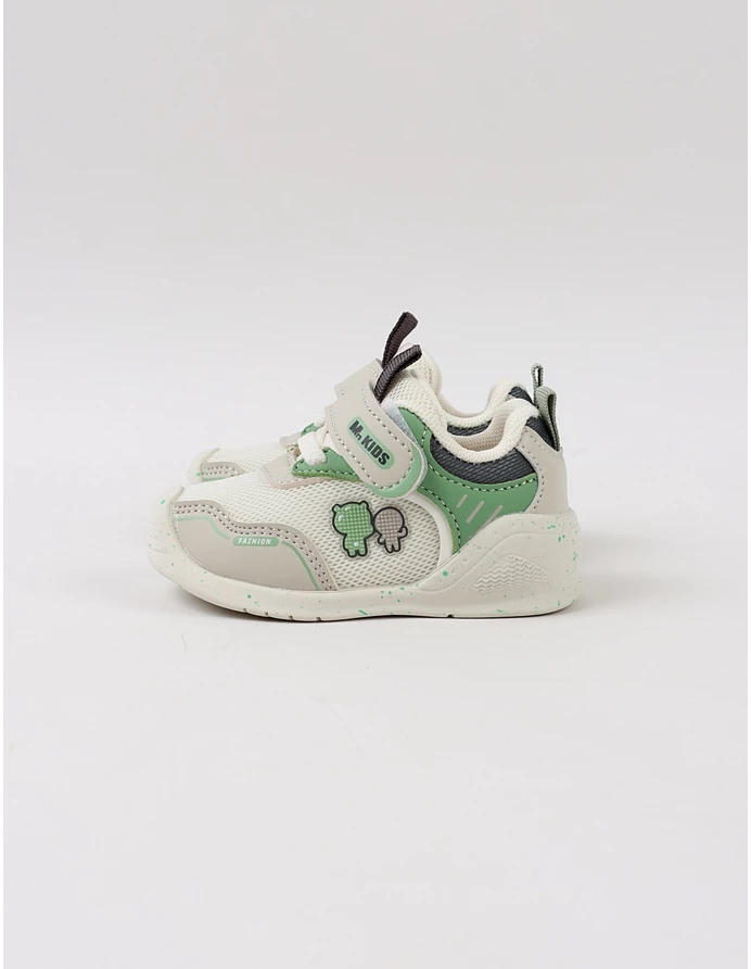 Adidasi Mn Kids David Apawwa alb-verde picture - 4