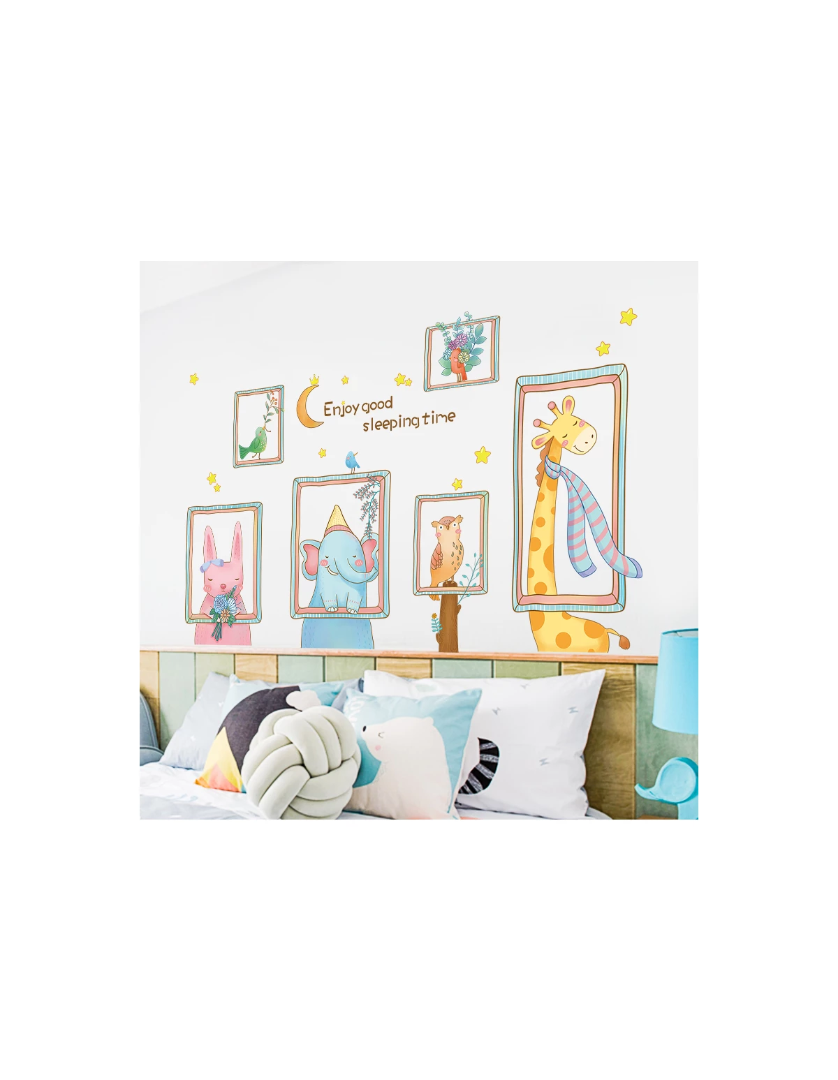 Autocolant de perete enjoy animalute 84x139cm