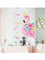 Autocolant de perete flamingo-princess 109.6x143cm 7