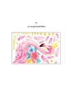 Autocolant de perete flamingo-princess 109.6x143cm 3
