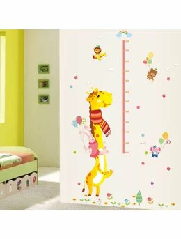 Autocolant de perete măsurătoare girafa 110x140cm 1
