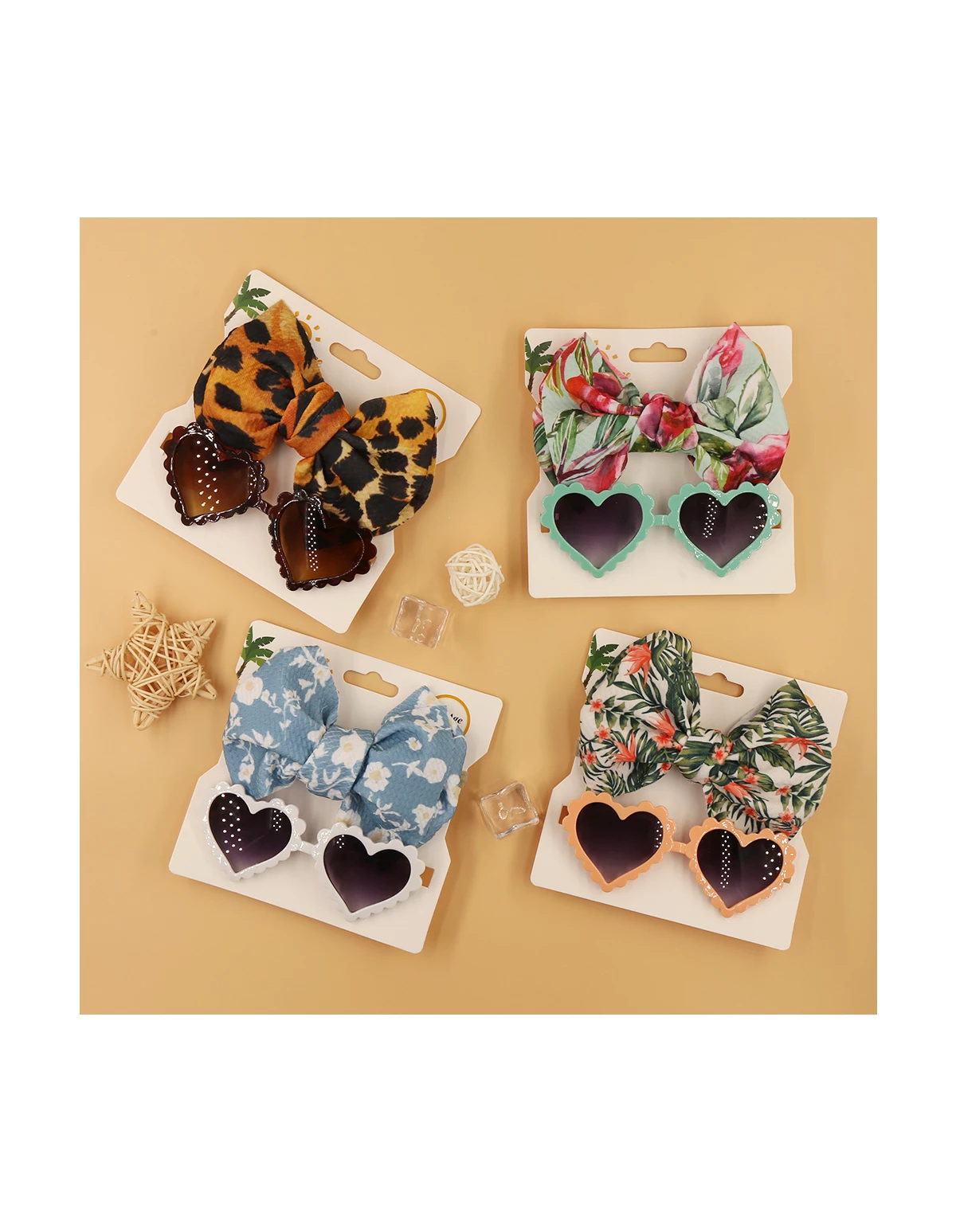 Bentita cu ochelari SUN-FLOWER negru-galben