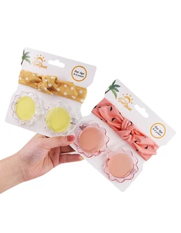 Bentita cu ochelari SUNSHINE coral 2