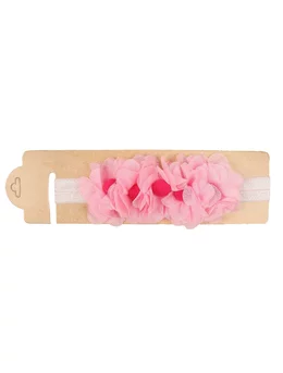 Bentita elastica cu floricele roz-ciclam 1