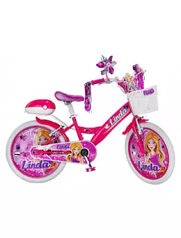 Bicicleta copii MITO LINDA, roti 20  , Roz-Alb, 7-10 ani 1