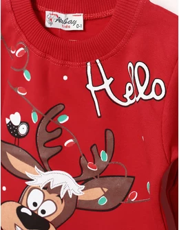 Bluza HELLO VIXEN model rosu 2