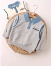 Bluza stil Polo, GoodKids, gri picture - 1