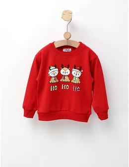 Bluzita Craciun Ho Ho Ho Reni rosu