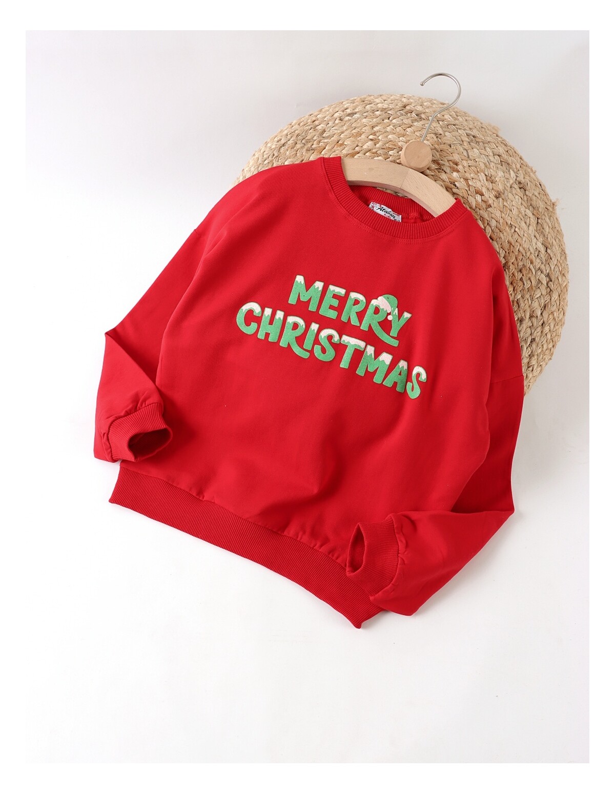 Bluzita Craciun, Merry Christmas, rosu