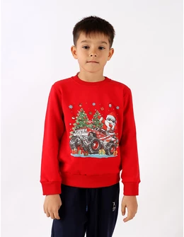 Bluzita Craciun Mosul si Cadourile, rosu