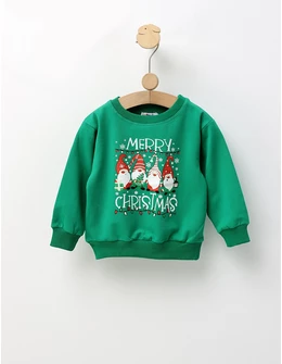 Bluzita Craciun Spiridusii Mosului, verde