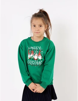 Bluzita Craciun Spiridusii Mosului, verde