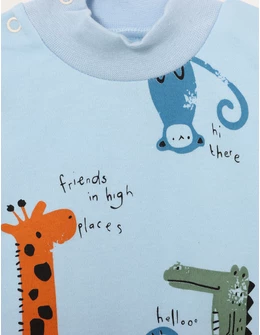 Body guler inalt FRIENDS blue 2